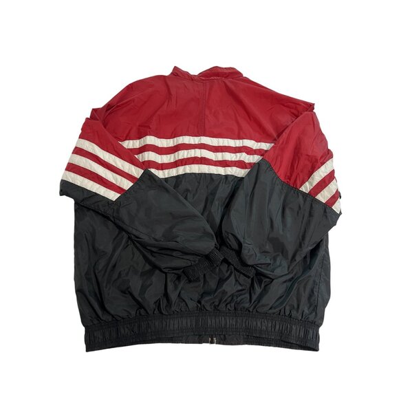 Adidas Vintage Jacket in Red Black White - Picture 2 of 3